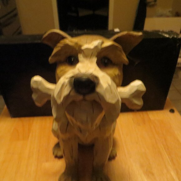 Schnauzer Bobblehead Dog Statue - Picture 6 of 7